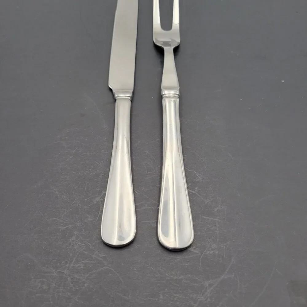 Wallace Carving set KNIFE AND MEAT FORK 18/10 Stainless Steel VTG